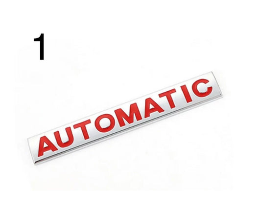 Car Sticker - Automatic Metal Sticker Emblem Badge Car Accessories - Auto Aesthetics